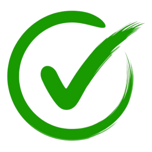 green checkmark icon